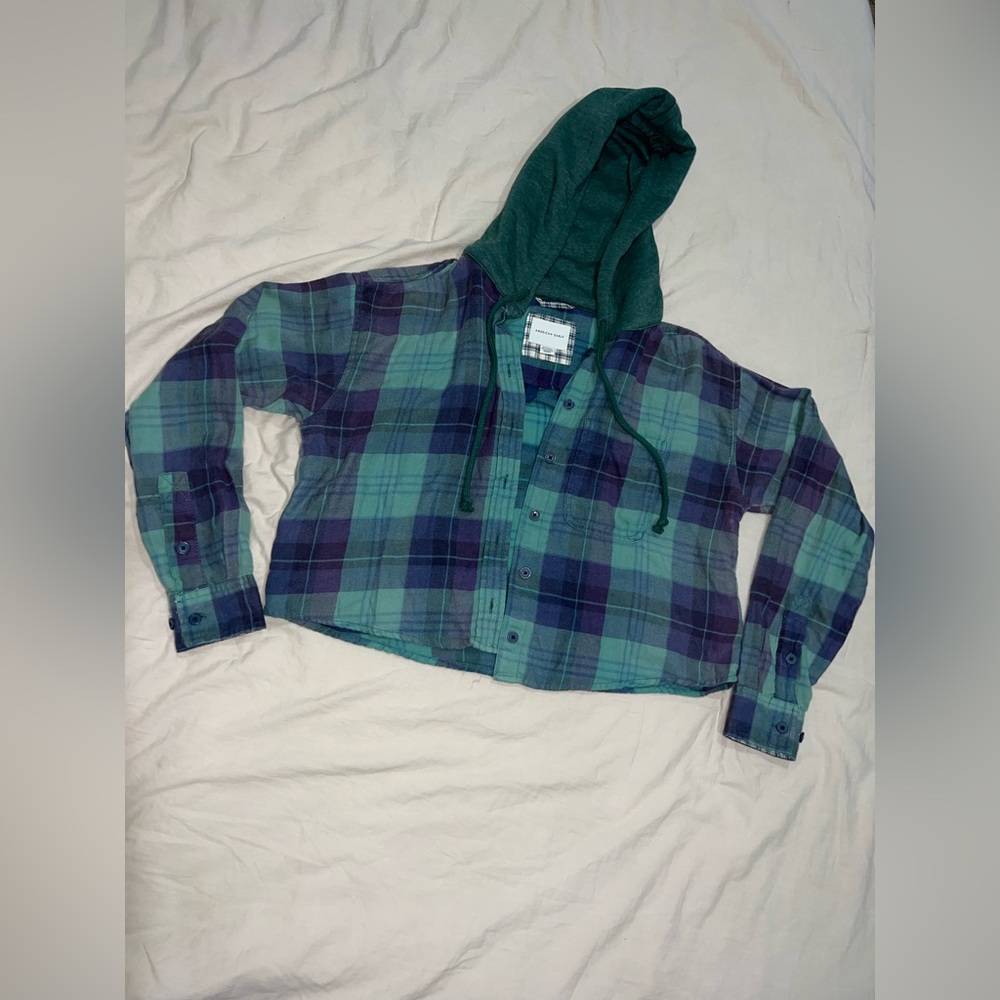 American Eagle cropped hoodie